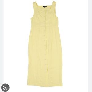 Ilana Kohn - Ginny Dress - Button Down Dress in Mellow Yellow